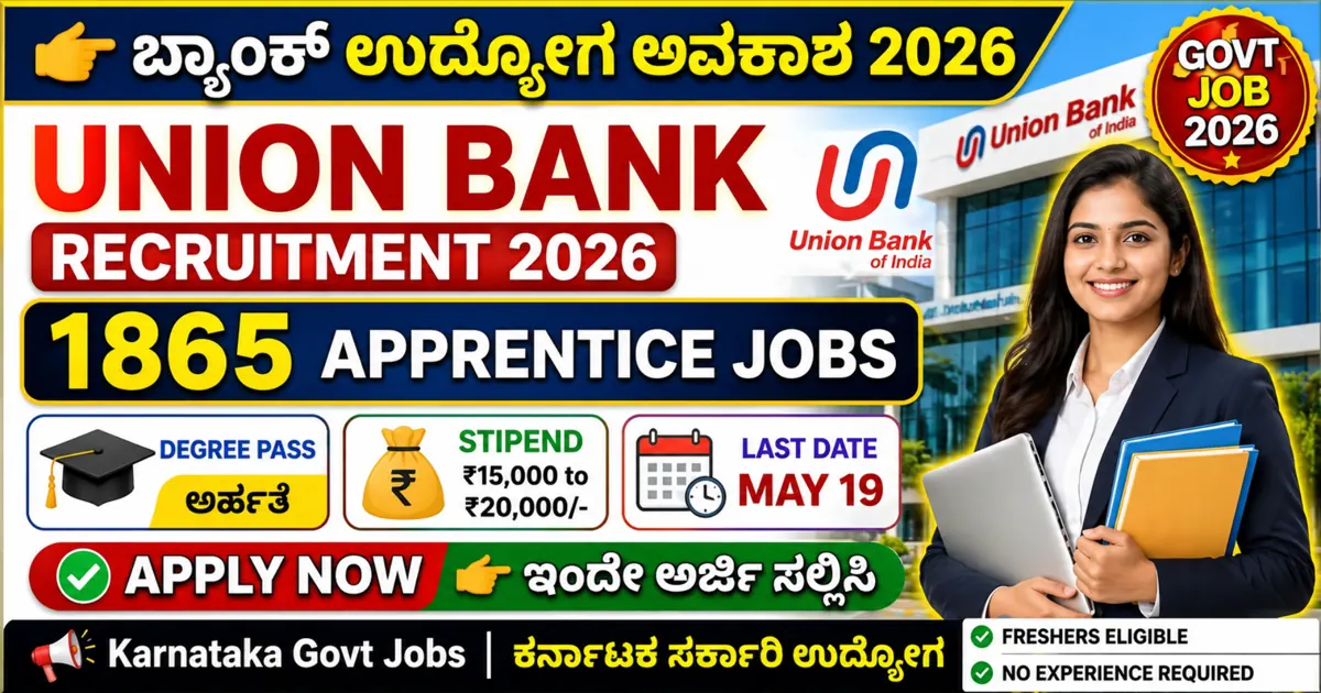 Union Bank Apprentice Recruitment 2026