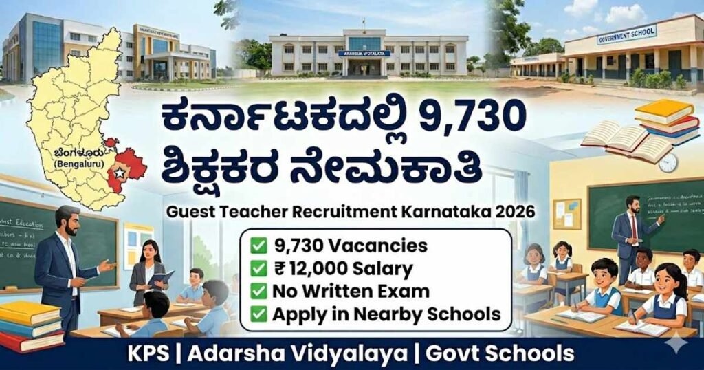 Guest Teacher Recruitment Karnataka