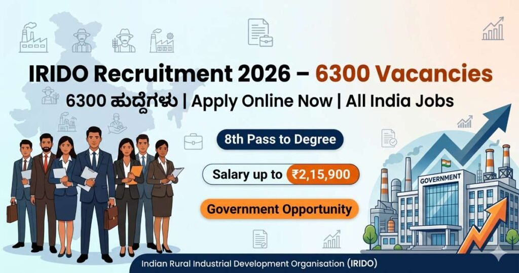 IRIDO Recruitment