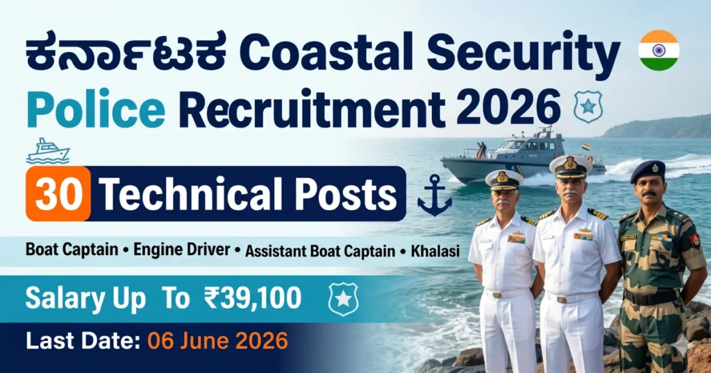Karnataka Coastal Security Police Recruitment