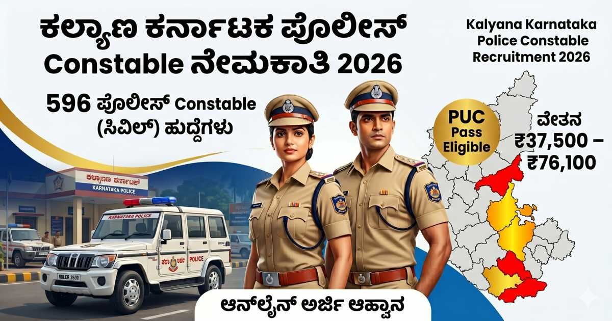 Kalyana Karnataka Police Constable Recruitment 2026