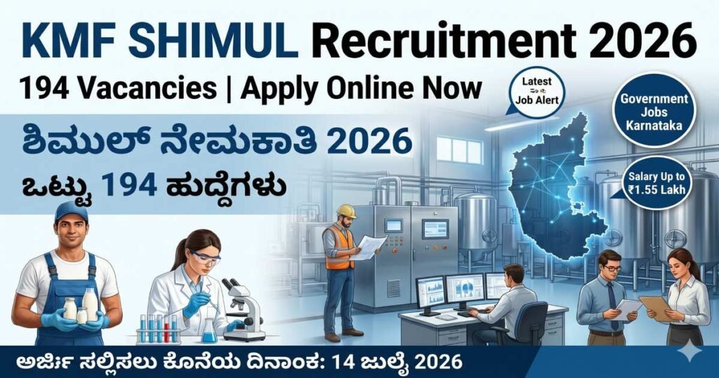 Karnataka Milk Union Recruitment 2026