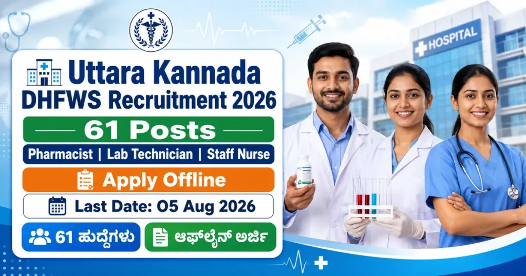 Uttara Kannada DHFWS Recruitment 2026